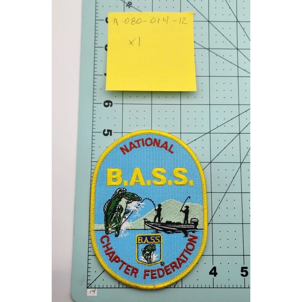 NOS Fishing B.A.S.S. NATIONAL CHAPTER FEDERATION Patch‎